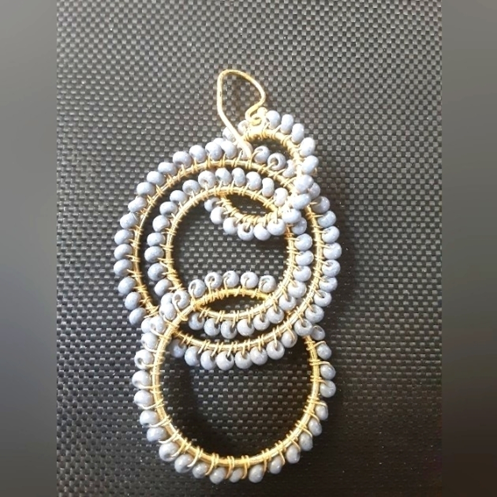 Four Loop Dangle Earrings - image 3